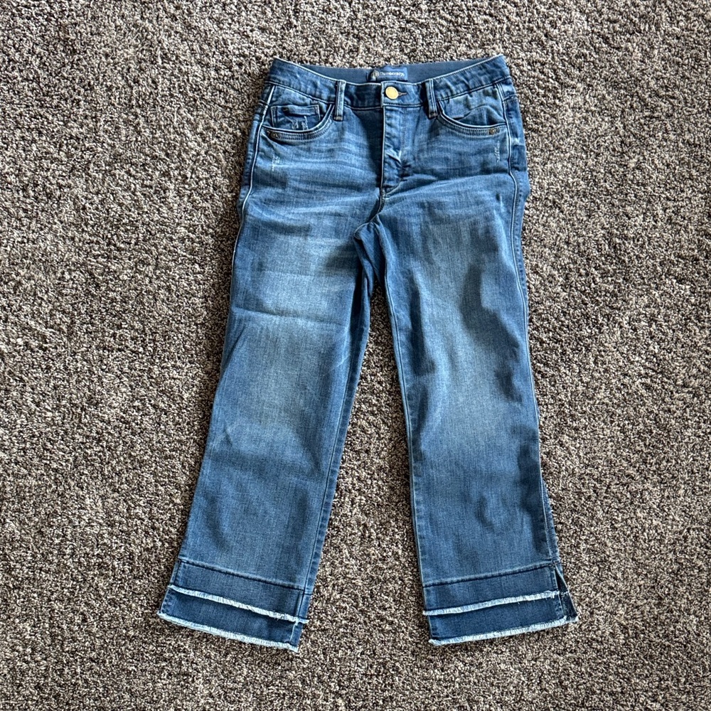 Democracy Absolution jeans cropped frayed 8